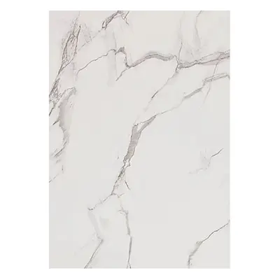 (White Gloss Marble 1m) Shower Panel 1000mm Wide x 2.4m Wet Wall Bathroom Cladding PVC 10mm Thic