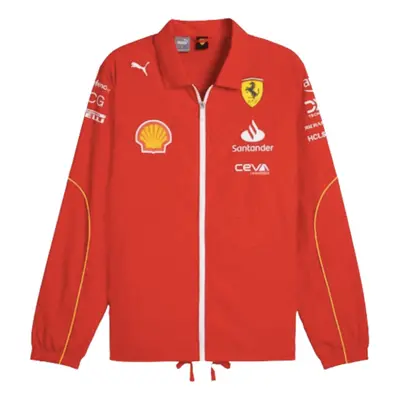 (S) Scuderia Ferrari Coach Team Jacket (Red)