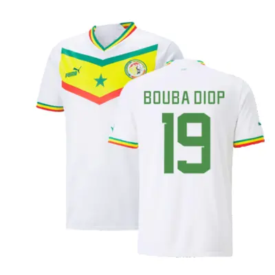 (XL) Senegal Home Shirt (BOUBA DIOP 19)