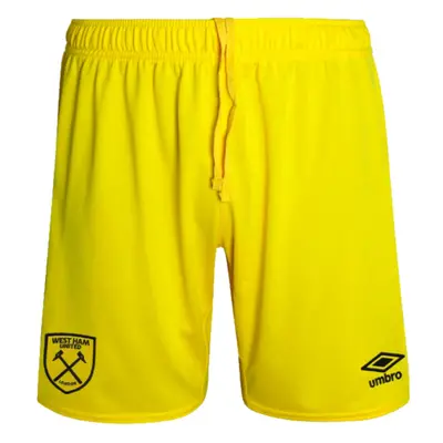 (LB) West Ham Goalkeeper Shorts (Yellow) - Kids