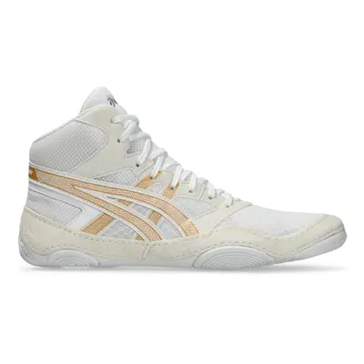 ASICS Men's Snapdown Wrestling Shoe 11.5 White/Pure Gold