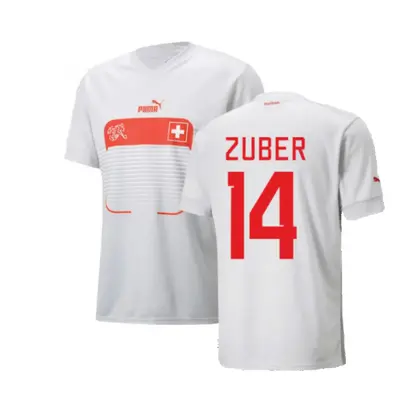 (L) Switzerland Away Shirt (ZUBER 14)