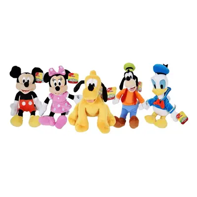 Disney Gang 9" Bean Plush Mickey Minnie Mouse Donald Pluto Goofy - Pack