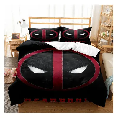 (Style 08, King) Deadpool Single Double King Duvet Cover Cartoon