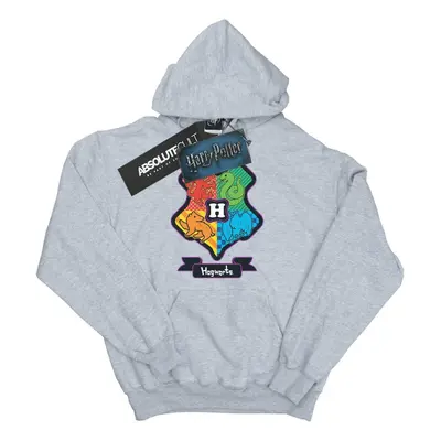 (9-11 Years, Sports Grey) Harry Potter Boys Hogwarts Junior Crest Hoodie