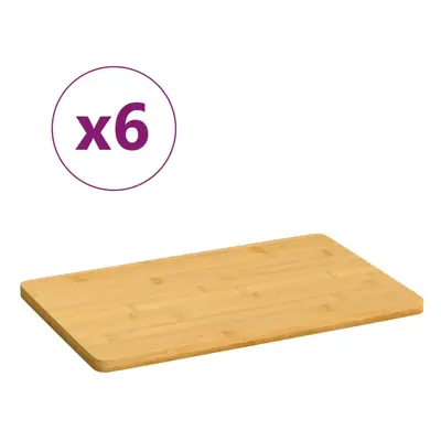 vidaXL Breakfast Plates pcs 8.7""x5.5""x0.3"" Bamboo