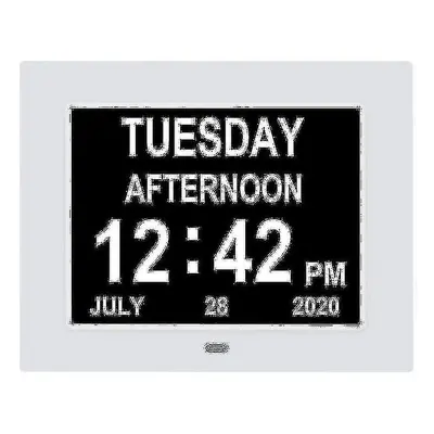 Digital Dementia Clock Clock Day Clock Display Clear Unabbreviated And