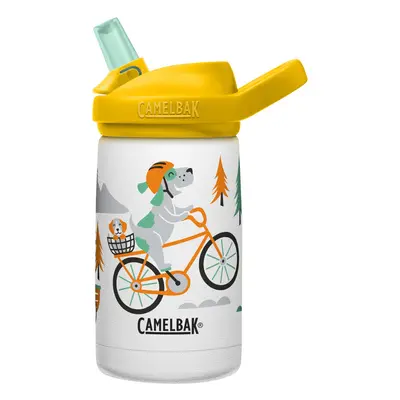 CamelBak Eddy+ Kids Water Bottle with Straw Insulated Stainless Steel LeakProof When Closed 12oz