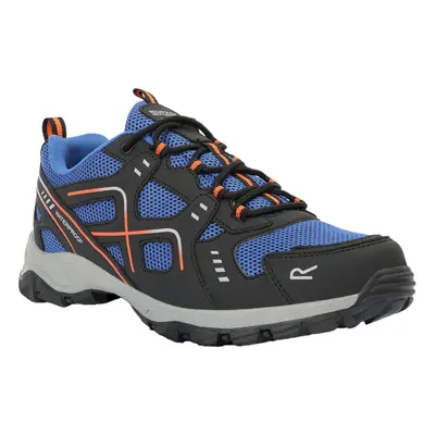 (10 UK, Olympian Blue/Black/Tango) Regatta Mens Vendeavour Waterproof Walking Shoes