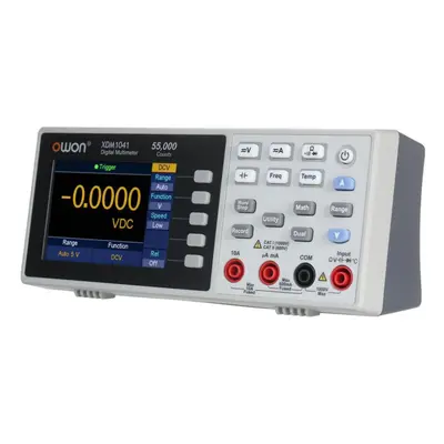 (White, US Plug) Owon 55,000 Counts Digital Multimeter High Accuracy Universal Meter with 3.5-in