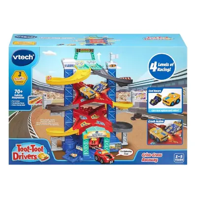 Vtech Childrens Toot-Toot Drivers Criss-Cross Raceway Play Set