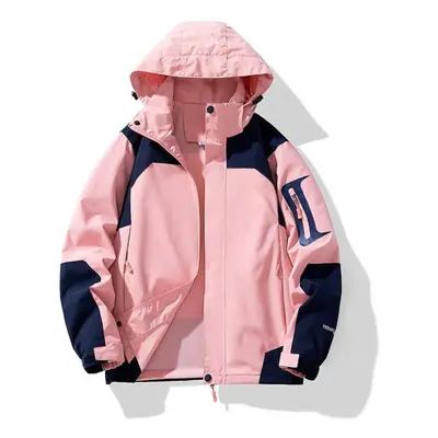 (pink, M) Women&apos;s Autumn Jacket, Mountaineering Suit, Sports And Leisure Jacket, Outdoor Wi