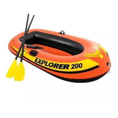 (orange, 185*94*41cm) Adventure Person Boat Inflatable Boat Kayak Hand Rowing Rafting Boat