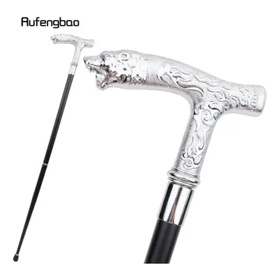 (as the picture) White Bear Handle Luxury Pattern Walking Stick Party Fashion Elegant Walking St