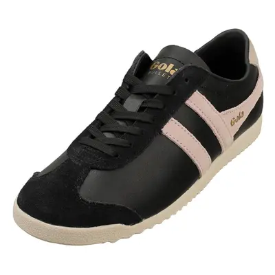 (3) Gola Bullet Pure Womens Fashion Trainers in Black Rose