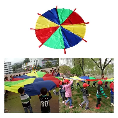 (13ft) Colors Kid Parachute With Handles Outdoor Games Toy