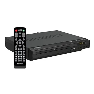 Majority DVD Player for TV | All Region Full HD 1080P DVD Player | Slim Design, Easy Controls, R