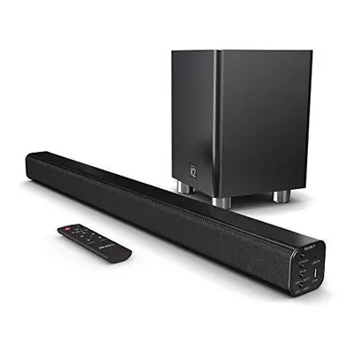 Majority K2 150W Soundbar Surround Sound System - Wireless Subwoofer - Bluetooth - HDMI ARC (CEC