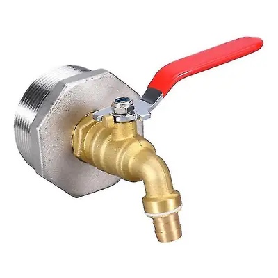 2 Inch Drum Faucet Brass Barrel Faucet With Epdm Gasket For Gallon Drum