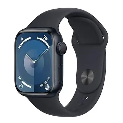 Apple Watch Series 41mm (GPS) (MR8X3, Midnight Aluminium Case with Midnight Sport Band - M/L)