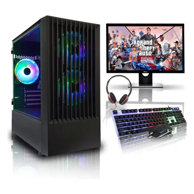 (1TB HDD, 2GB NVIDIA GT 730) PYRO Gaming PC Intel i5 1TB HDD 8GB RAM GT730