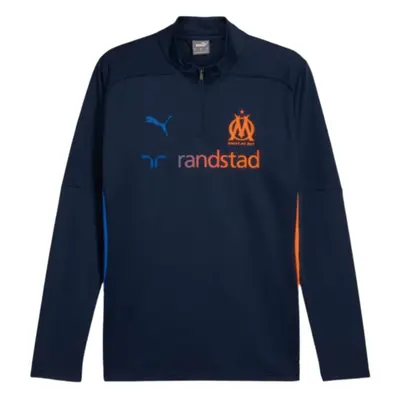 (L) Marseille Training 1/4 Zip Top (Navy)