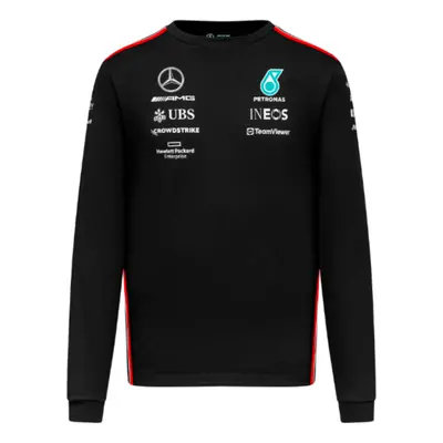 (3XL) Mercedes-AMG Team Long Sleeve Tee (Black)