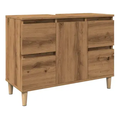 vidaXL Sink Cabinet Artisan Oak 80x33x60 cm Engineered Wood