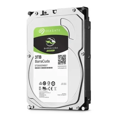 Seagate 3.5", 3TB, SATA3, BarraCuda Hard Drive, 5400RPM, 256MB Cache