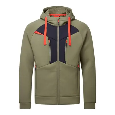 (S, Moss Green) Portwest Mens DX4 Full Zip Hoodie