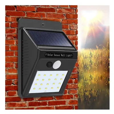 3pcs Solar Power LED PIR Motion Sensor Wall Light Waterproof Outdoor Path Yard Garden Security L