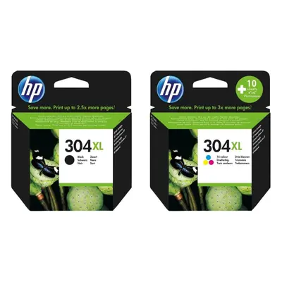 304 Hp Ink Cartridges 304XL Multipack Black and Colour N9K08AE & N9K07AE Ink Cartridges Valuepac