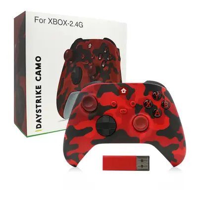 (Camo Red) 2.4G Wireless Gamepad For Xbox One Six Axis Vibration with Turbo Game