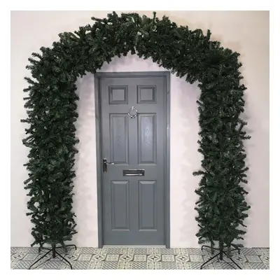 8ft (2.4m) Tall Premier Indoor / Outdoor Christmas Tree Arch in Green