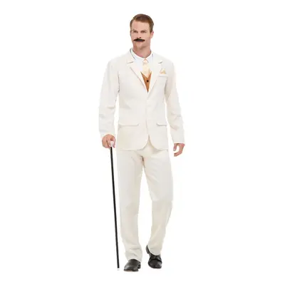 (XL R, White) Smiffys Mens Roaring 20s Costume