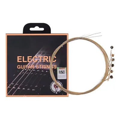 (S) Electric Guitar Strings Hexagonal Core Bronze Iron Alloy Winding String Set for Frets Guitar