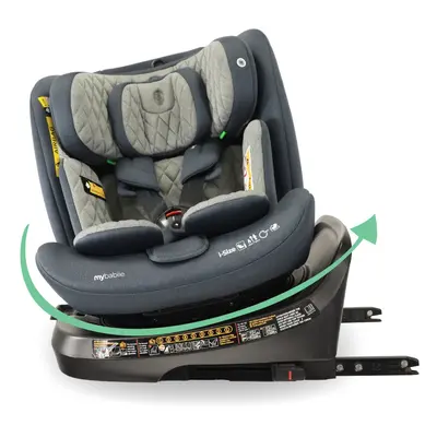 MBCSSPINTT i-Size (40-150cm) Spin Car Seat - Slate Blue