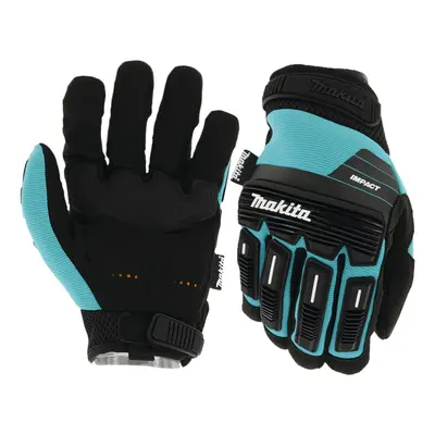 (Medium, Pair) Makita Advanced Impact Demolition Gloves Touchscreen Smart Phone Compatible