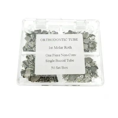 (as the picture, Roth One Piece) 200pcs Dental 1st Molar Orthodontic 0.022 Non-conve Single Roth