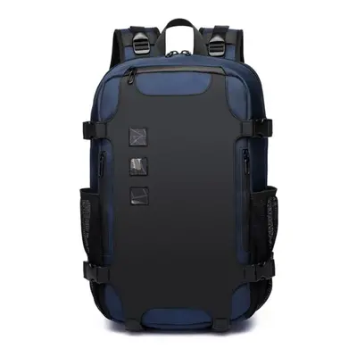 (ultramarine blue, 46X13X28CM) Ozuko Men&apos;s Leisure Backpack Computer Backpack Fashion Water