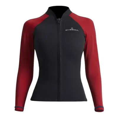 (M) 1.5mm Womens Neoprene Wetsuit Long Sleeve Dive Swim Scuba Diving Surf Suit Tops