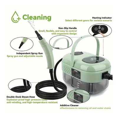 (green, European plug) Car Cleaning Furniture Cleaning New 40.58 Oz High Temperature And High Pr