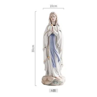 (A) Reative Ceramics Character Sculpture Christian Catholic Madonna Jesus Church Character Statu