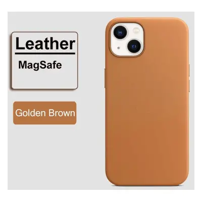 (yellow, iPhone plus) Luxury Leather Case For Apple Iphone 15 Pro Max 12 13pro Iphone14 Magsafe 