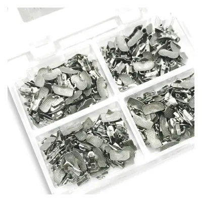 (silver) 50sets Dental Orthodontic 1st Molar Bonding Mbt Single Buccal Tub