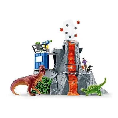 SCHLEICH 42564n Dinosaurs Volcano Expedition Base Camp