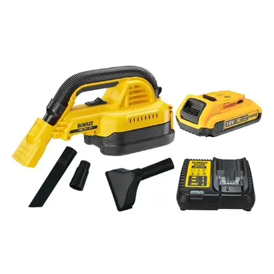 DeWalt DCV517N XR Handheld 18v Wet Dry Cordless Vacuum + 2.0ah Battery, Charger