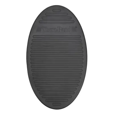 TheraBand Stability Trainer Pad, Advanced Level Black Inflatable Pad, Balance Trainer & Wobble C