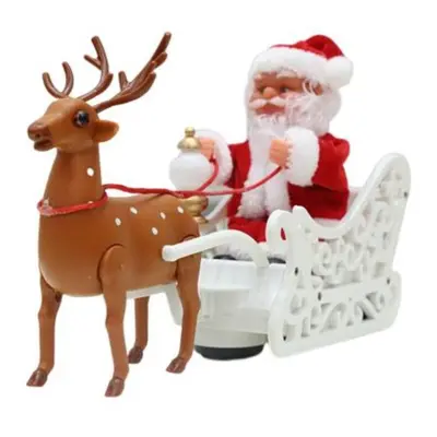 (as the picture, C) Hi Delicate Santa Display Mold Bright Color Festive Atmosphere Vivid Appeara