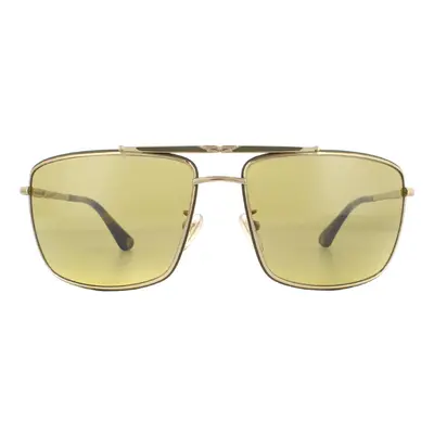 Police Sunglasses Origins SPL965 02A8 Shiny Grey Gold Brown